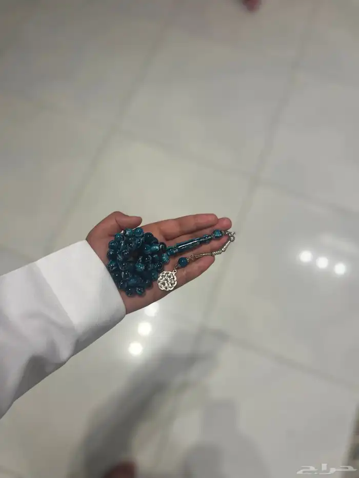 سبحه بكلايت لون تركوازي مخلوط وزنه خفيف استعمال يومي مقاوم 1