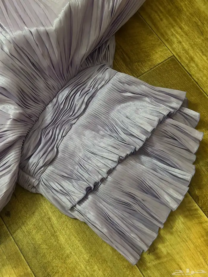 فستان زفاف طويل بنفسجي 0