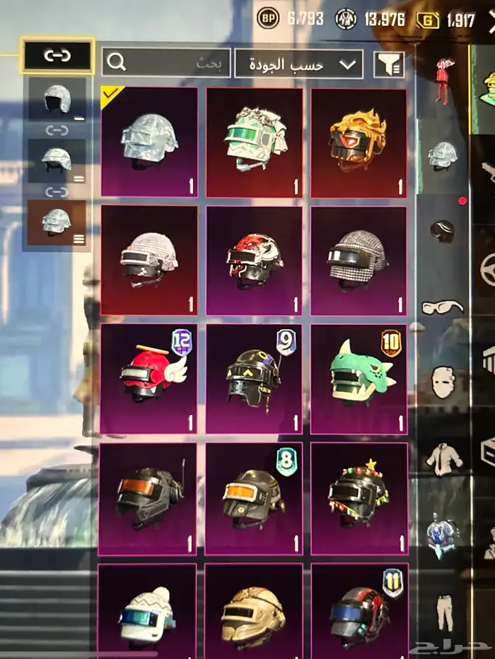 بيع حساب ببجي مع ملابس نادره واسلحه مطوره ب4000 1