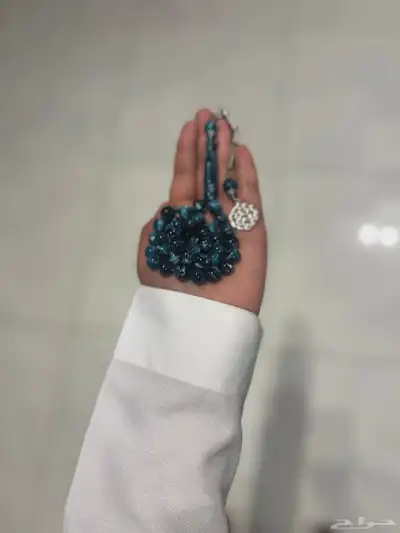 سبحه بكلايت لون تركوازي مخلوط وزنه خفيف استعمال يومي مقاوم 2
