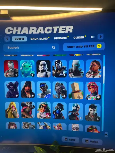 حساب فورت نايت نادر 1