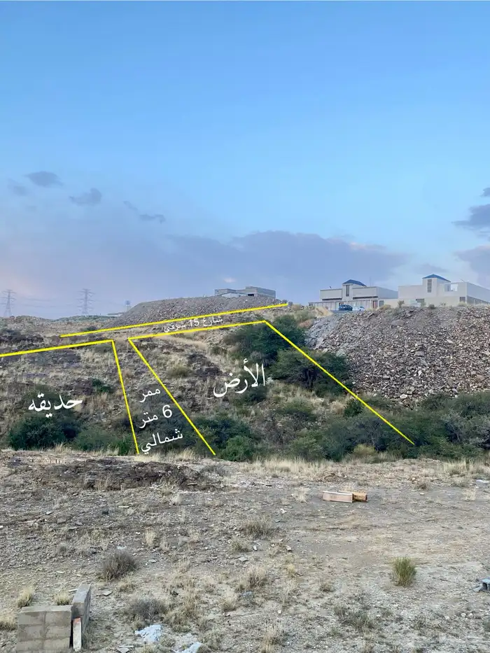 أرض للبيع بأبها شامية ال عاصم ب 280 الف 4