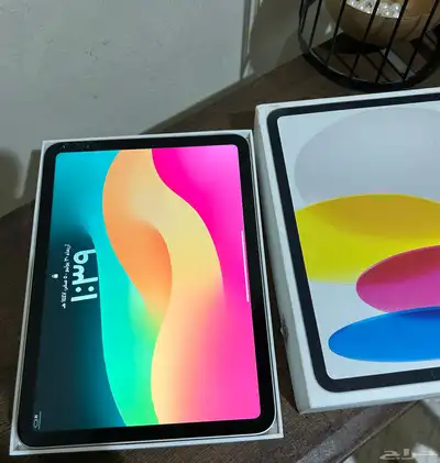 ايباد الجيل العاشر 256 جيجا فضي مع قلم و كفر حماية 1