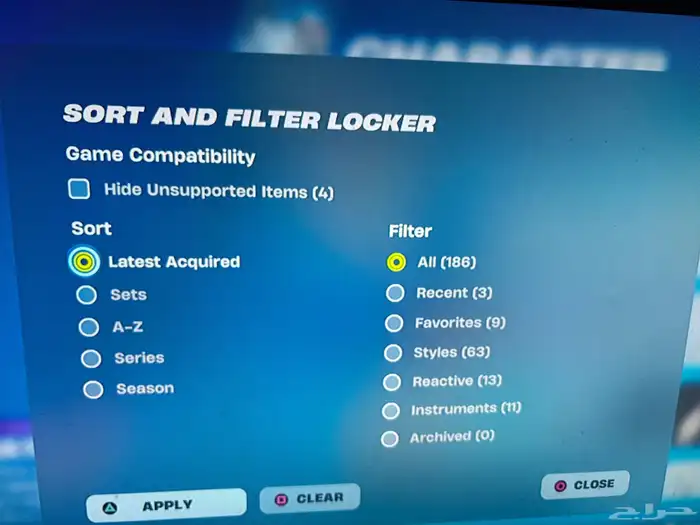 حساب فورت اكس كريتس 9
