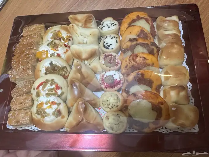 معجنات مشكله حشوه فاخره الصحن 700 جرام توصيل مجانا ل 2 صحون 3