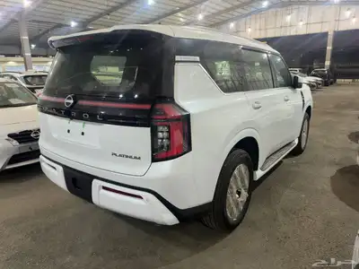 نيسان باترول بلاتينيوم 6 سلندر تنفس طبيعي 2025 ابيض كامل 9