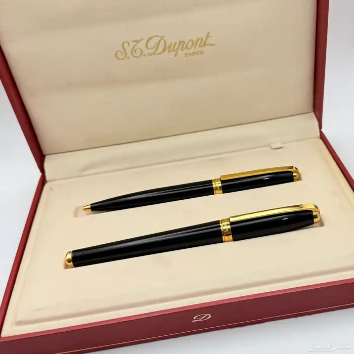 طقم أقلام S.T. Dupont Olympio فاخر - صناعة فرنسية أصيلة 1
