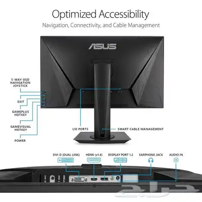 شاشة قيمنق للبيع vg278qr من شركة ASUS 3