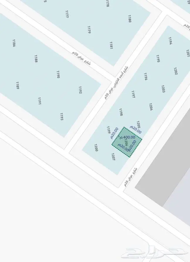 ارض للبيع - 400م- Land for sale 2