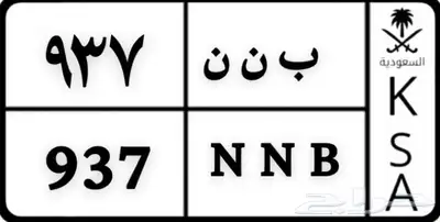 لوحة للبيع مميزة ب ن ن 937 1