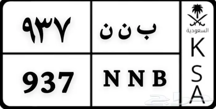 لوحة للبيع مميزة ب ن ن 937 1