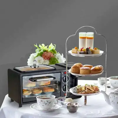 ميكرويف و قلاية و صانعه قهوه نيو جولد كريست بضمان عامين 3