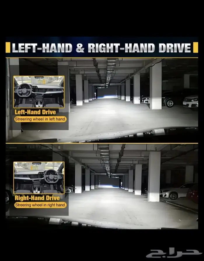 شمعات LED H4 مع عدسات مدمجة معا 1