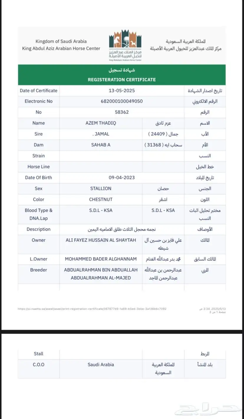 حصان ورق index
