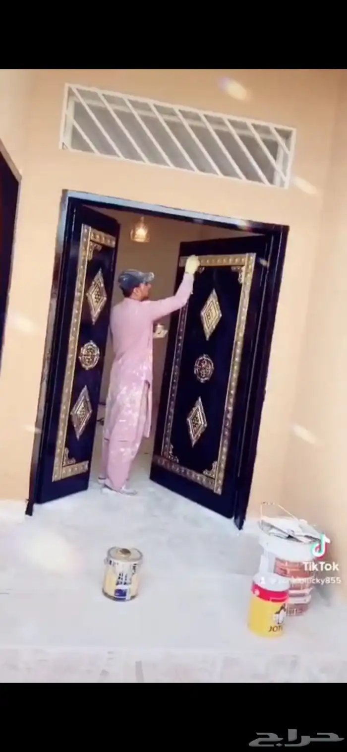 معلم بوي  دھانات الرياض شغل داخلي و حاريجي جوتن وعصيب 3