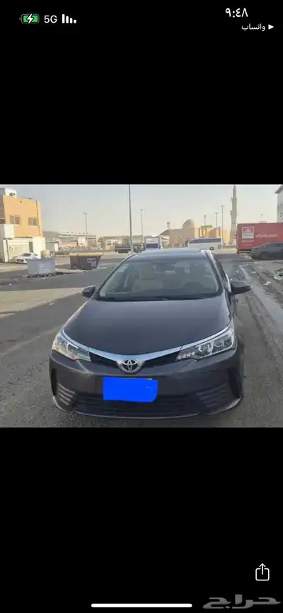 كورلا موديل 2019 وكاله ماشيه 70 الف فل كامل فتحه سقف 8