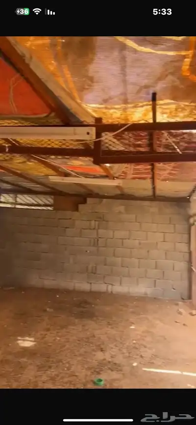 حوش للايجار بغرفه 1