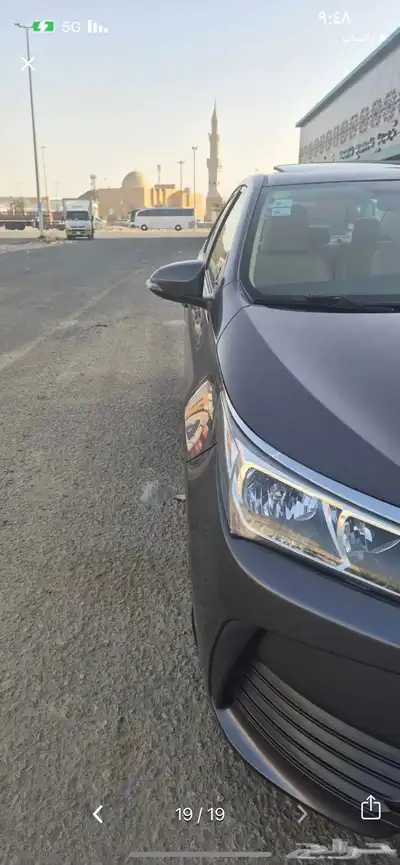 كورلا موديل 2019 وكاله ماشيه 70 الف فل كامل فتحه سقف 5