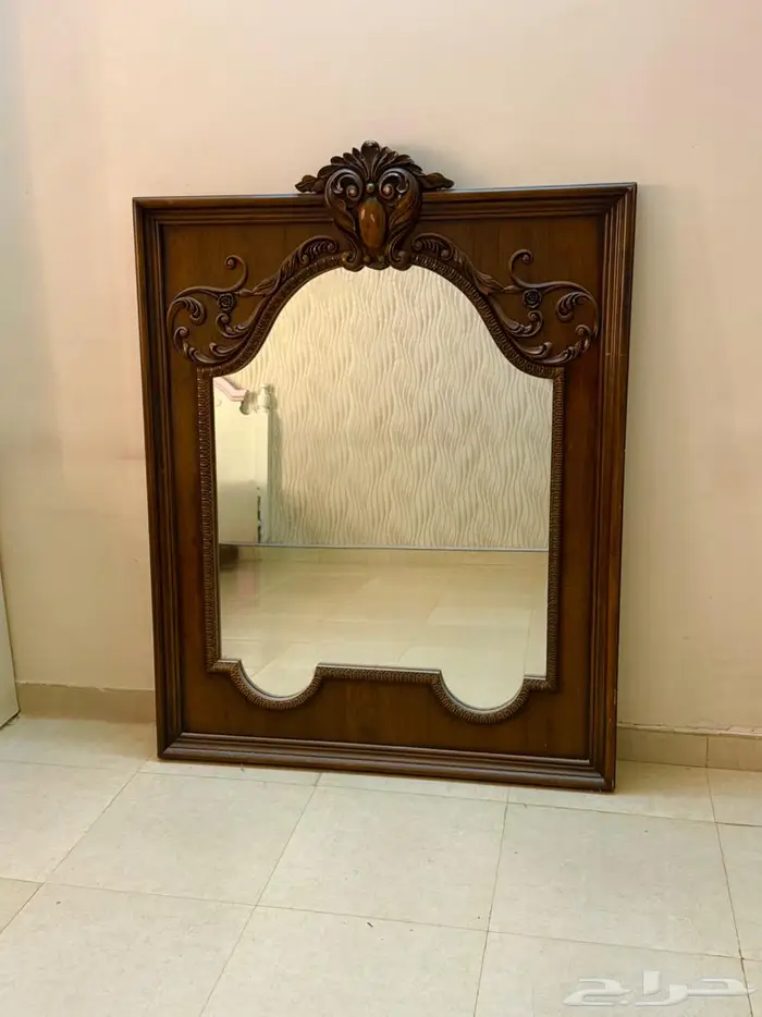 مرآة مدخل خشب فاخر 0