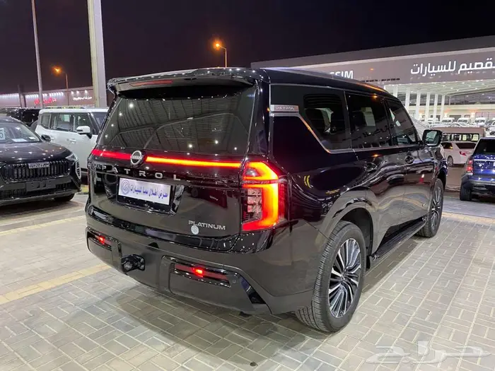 نيسان باترول بلاتنيوم 2025 اسود توين تربو خليجي ماشيه12000كم 16