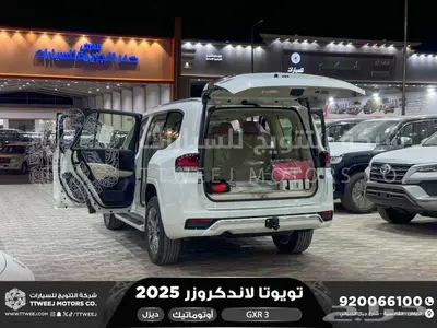 لاندكروزر جي اكس ار رقم 3 ابيض ديزل 2025 اقل سعر كاش واقساط 8
