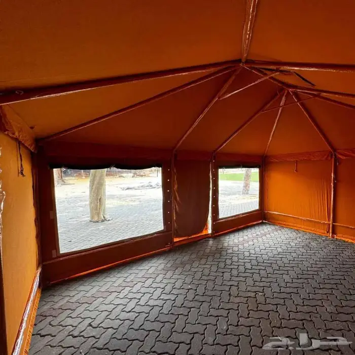 خيمة الربيع 5x4 متر مع فريم حديد السنيدي للخيام 3