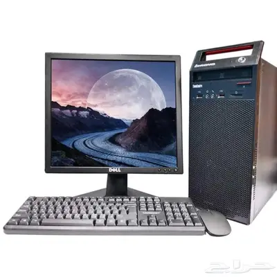 كمبيوتر مكتبي لينوفو مجدد مع شاشة مع جميع الملحقات بأقل سعر 0