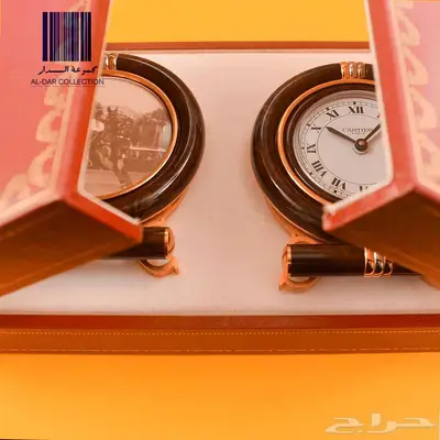 ساعة مكتبية كارتير - Cartier desk clock - إصدار التسعينات 9