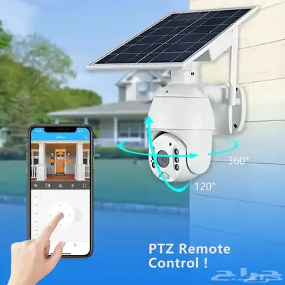كاميرات مراقبة درجه على الطاقة الشمسية وعلى شريحة 4G 8