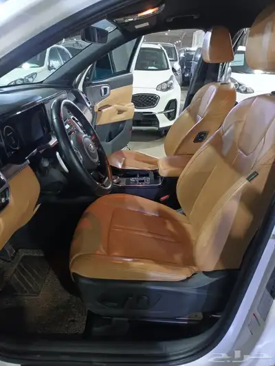 كيا سورنتو ابيض 2021 ديزل بطاقة جمركية وارد كوريا 9