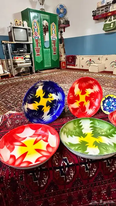 صحون غضار قديمة 7