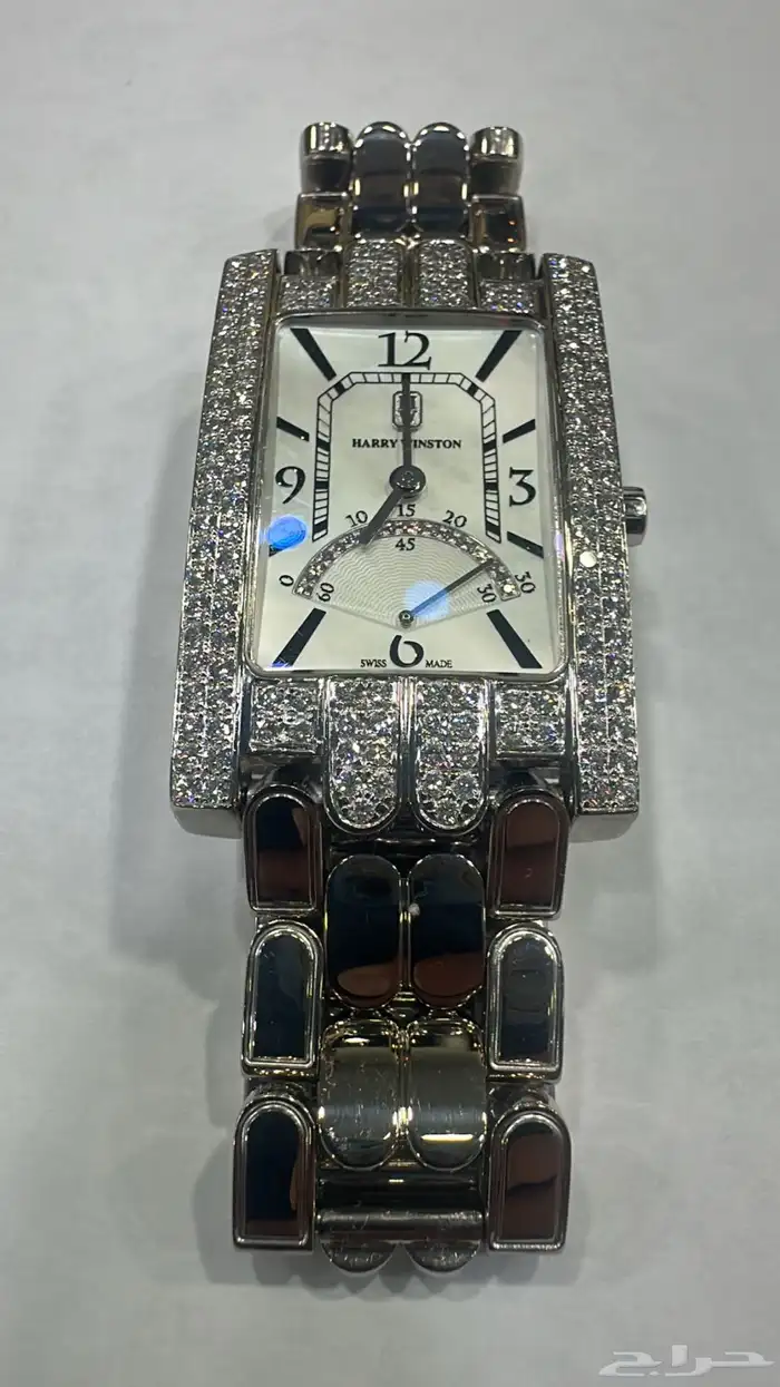 ساعة هاري وينستون ذهب خالص عيار 18 وزن140 جرام 3