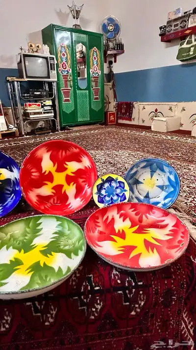 صحون غضار قديمة 8