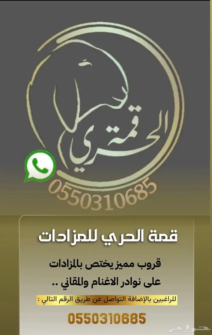 مزاد حري فيه اكثر من 3000 الف عضو 1