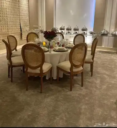 حفلات كراسي طاولات طعام 2