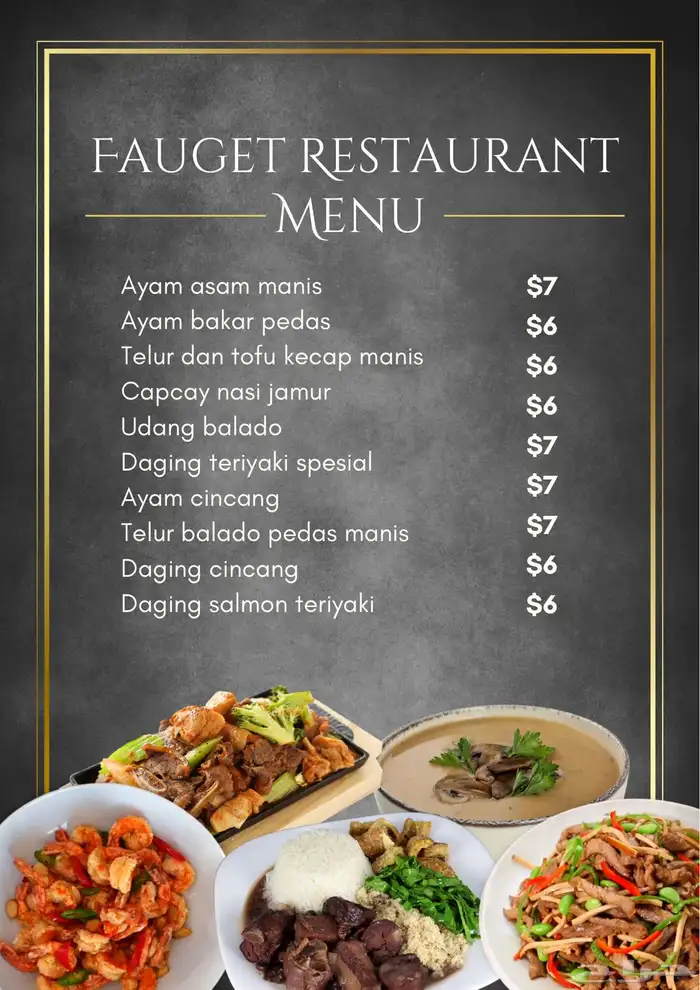 تصميم منيو طعام مميز و جذاب 0