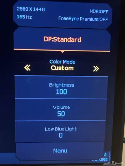 Benq 2K 165Hz 27inch للبيع شاشة 4