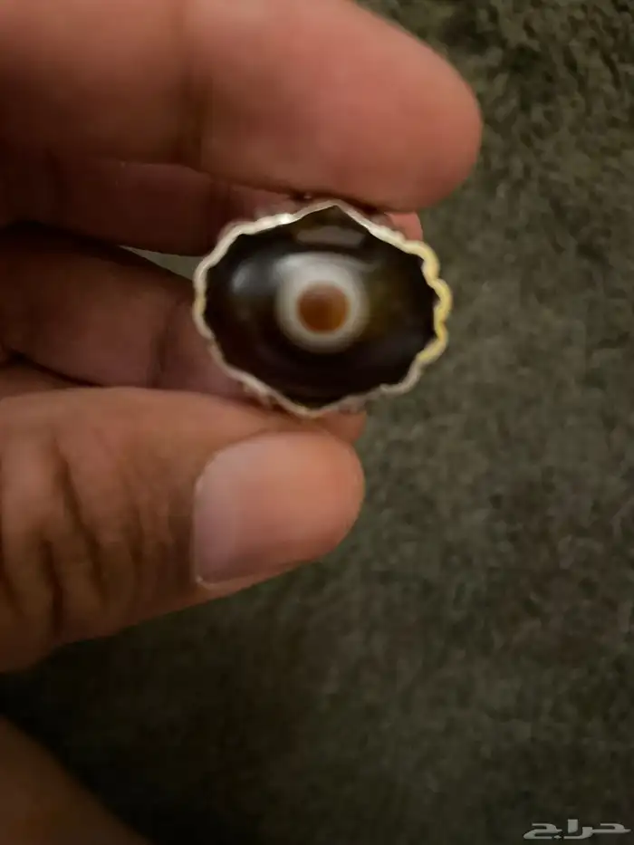 خاتم سليمان للبيع فضه خاتم في ايات الكرسي 0