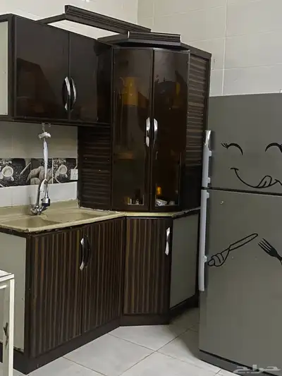 مطبخ كامل مع البوتي غاز والثلاجه 1