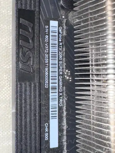 كرت شاشة MSI Gaming X Trio 2080 Super 5