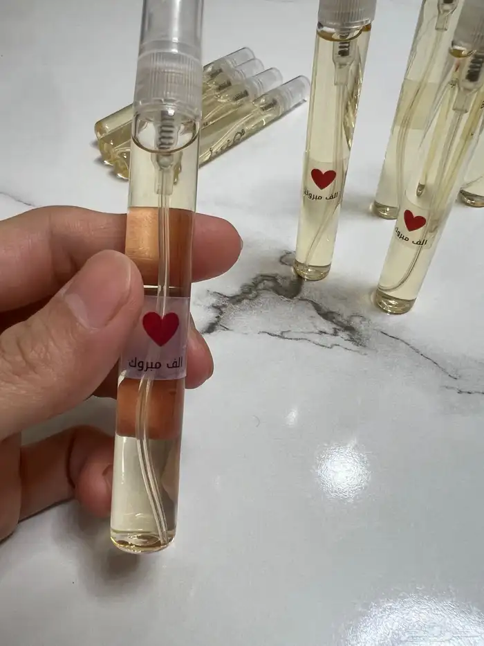 توزيعات عطور زواجات مناسبات مع اضافه الطباعه حسب الطلب 23