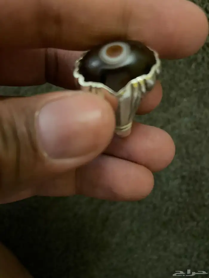 خاتم سليمان للبيع فضه خاتم في ايات الكرسي 1