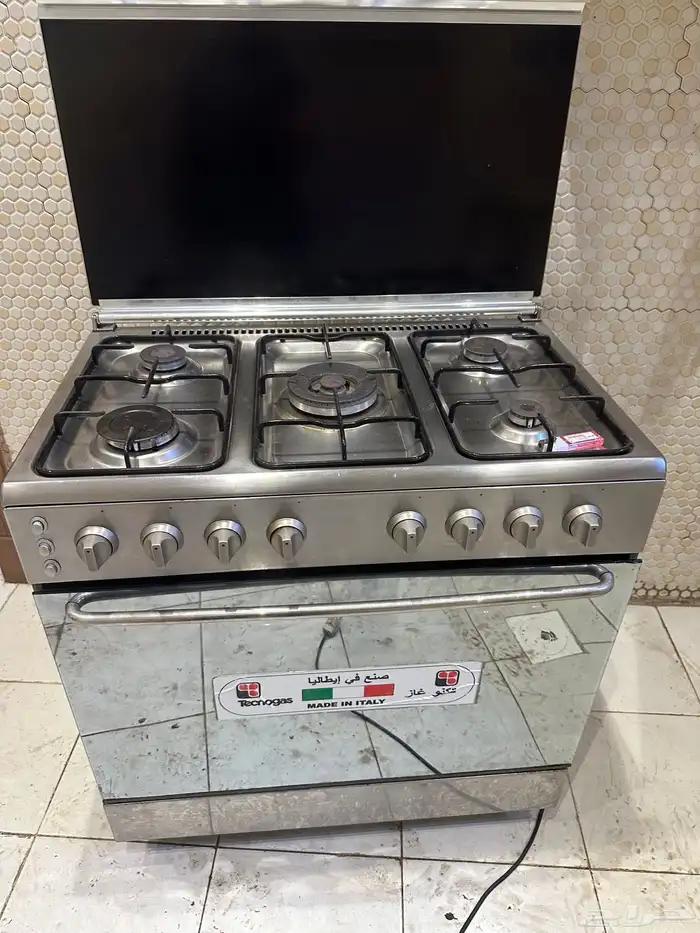 بوتوجاز غاز 5شعله تكنو إيطالي بحاله جيده 0