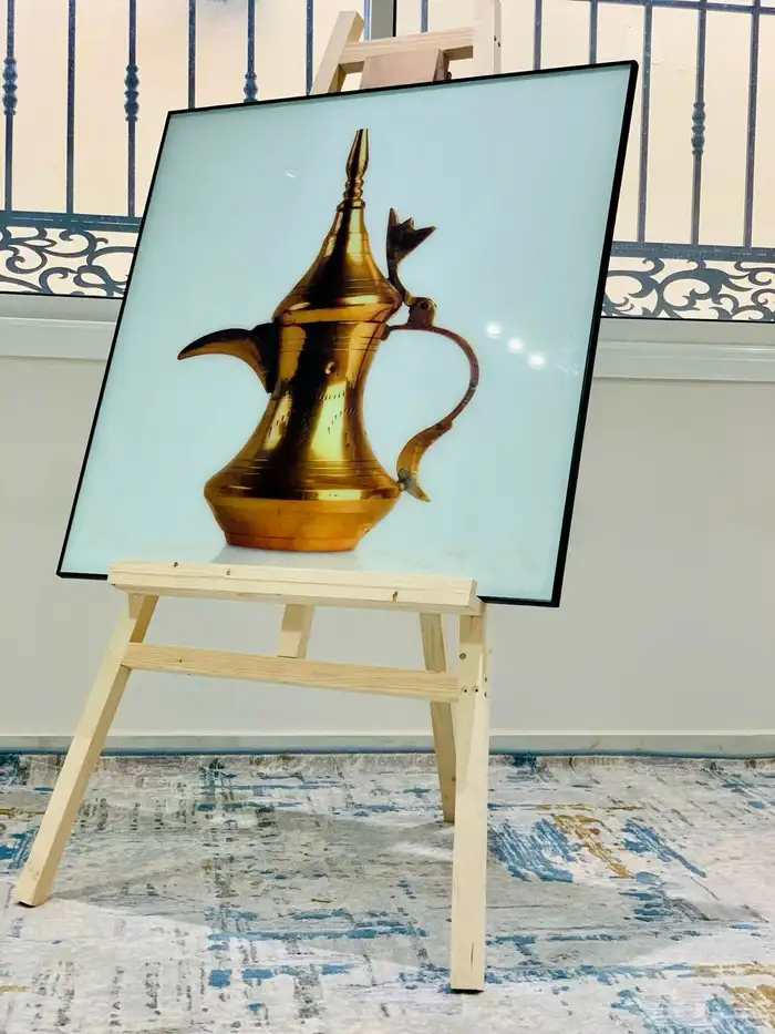 استاند خشب طبيعي لعرض اللوحات و للرسم 1