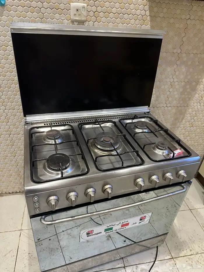 بوتوجاز غاز 5شعله تكنو إيطالي بحاله جيده 1