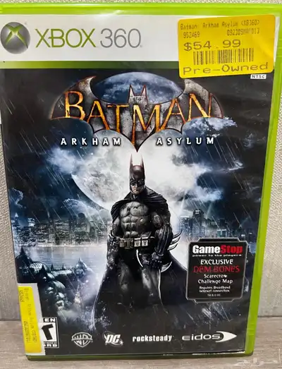 شريط Xbox 360 Batman asylum 0