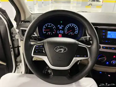 اكسنت 2023 ابيض ماشي 19 الف الوعلان مالك اول 8