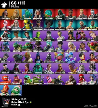 حساب فورت للبيع ب40 0