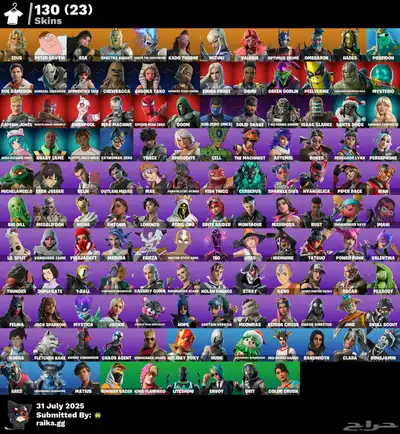 حساب فورت نايت 0