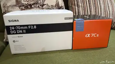 كاميرا سوني A7C مع عدسة سيجما 24-70 2